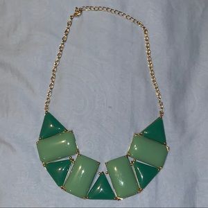 Shades of green necklace